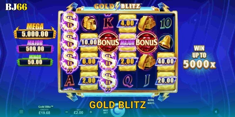 Gold Blitz bùng sáng – cơn mưa vàng thưởng tại Bj66