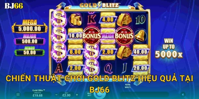 Gold Blitz bùng sáng – cơn mưa vàng thưởng tại Bj66 3 Chiến thuật chơi Gold Blitz hiệu quả tại Bj66